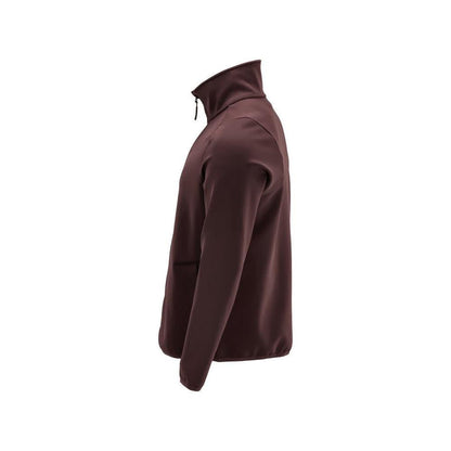 Pullover in pile con giacca in micropile con zip