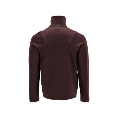 Pullover in pile con giacca in micropile con zip