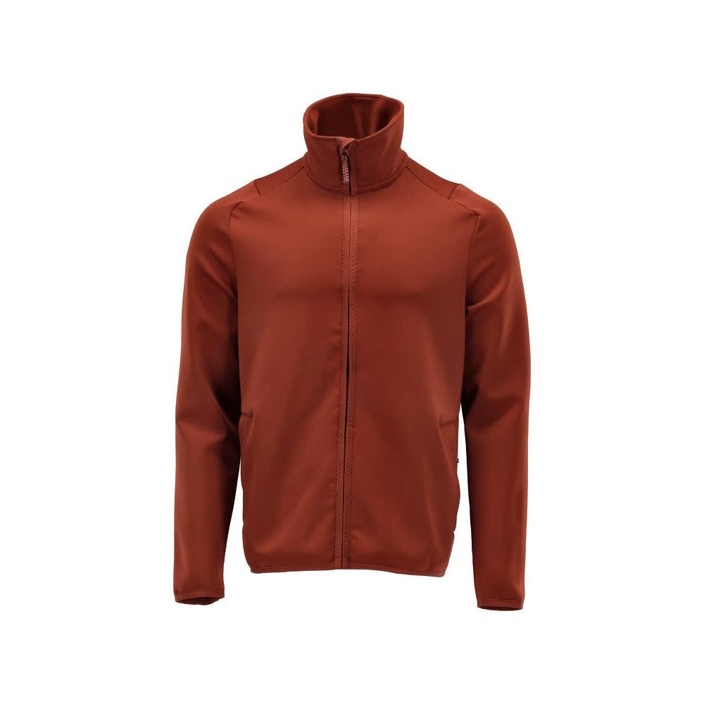 Pullover in pile con giacca in micropile con zip