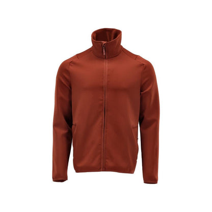 Pullover in pile con giacca in micropile con zip