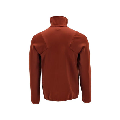Pullover in pile con giacca in micropile con zip