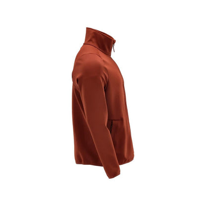 Pullover in pile con giacca in micropile con zip