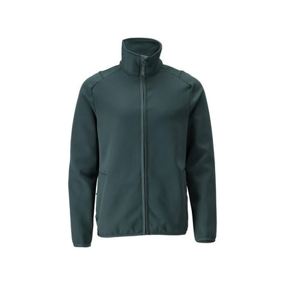 Pullover in pile con giacca in micropile con zip
