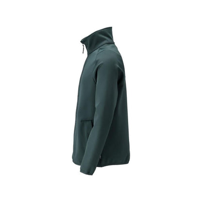 Pullover in pile con giacca in micropile con zip
