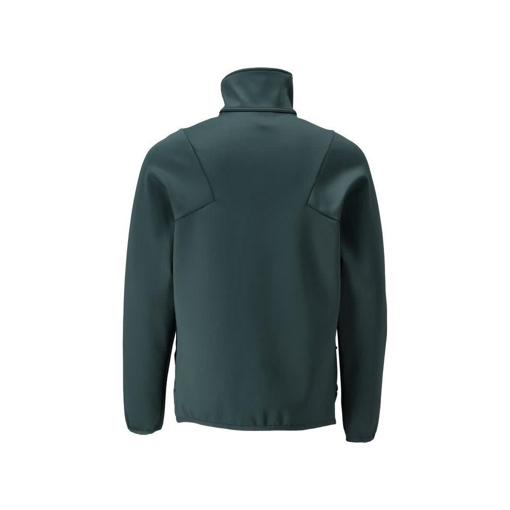 Pullover in pile con giacca in micropile con zip