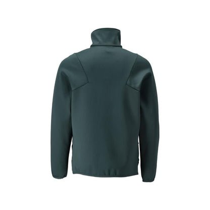 Pullover in pile con giacca in micropile con zip