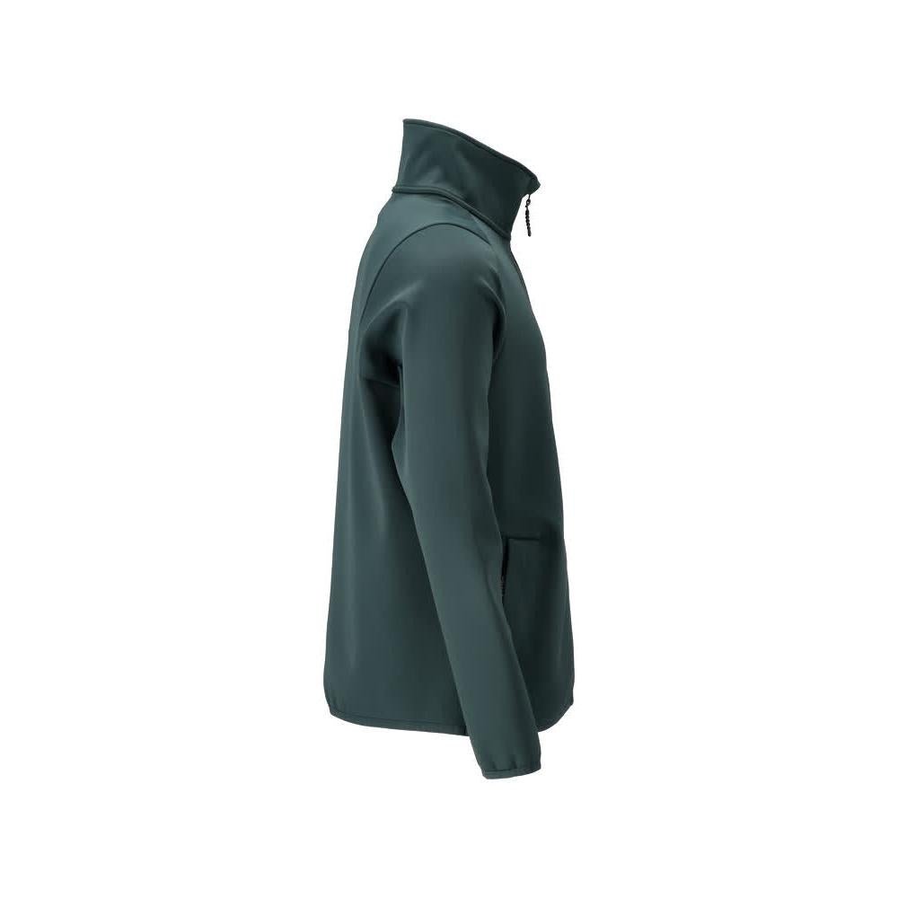 Pullover in pile con giacca in micropile con zip