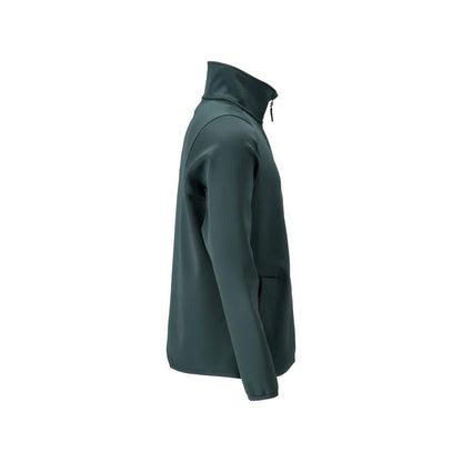 Pullover in pile con giacca in micropile con zip
