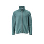 Pullover in pile con giacca in micropile con zip