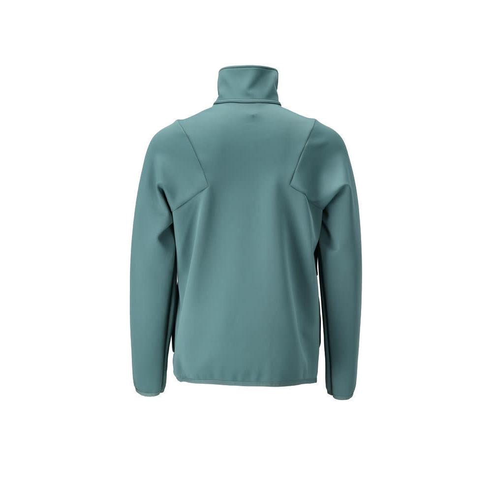 Pullover in pile con giacca in micropile con zip
