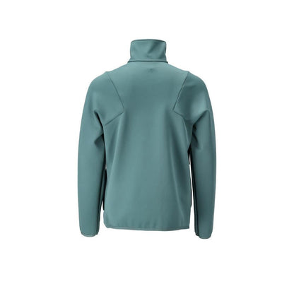 Pullover in pile con giacca in micropile con zip