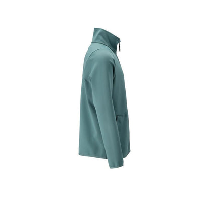 Pullover in pile con giacca in micropile con zip