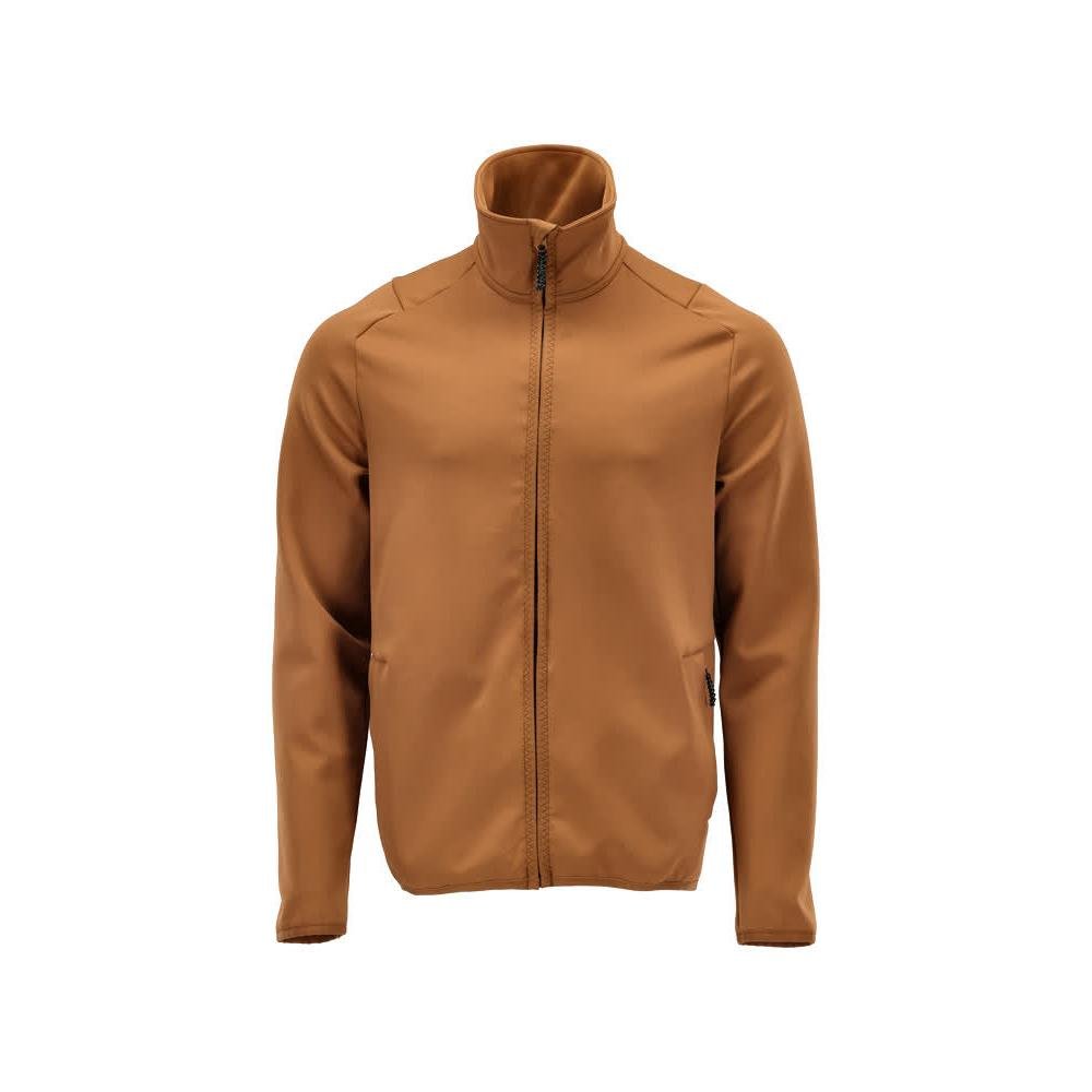 Pullover in pile con giacca in micropile con zip
