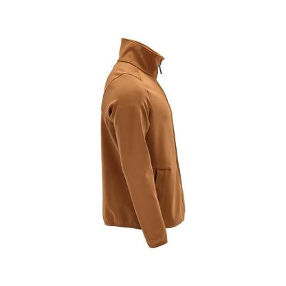 Pullover in pile con giacca in micropile con zip