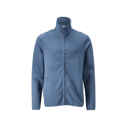 Pullover in pile con giacca in micropile con zip