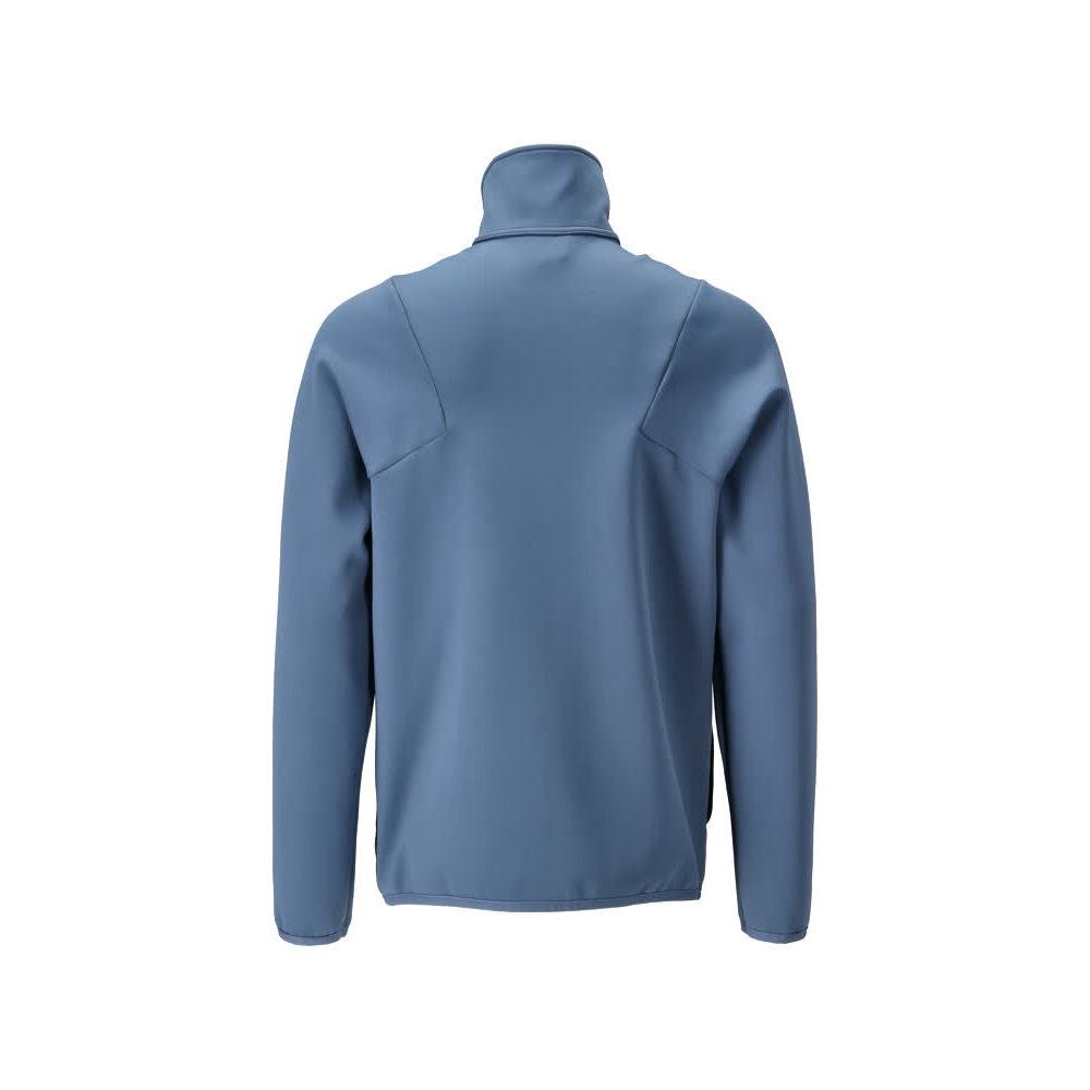 Pullover in pile con giacca in micropile con zip