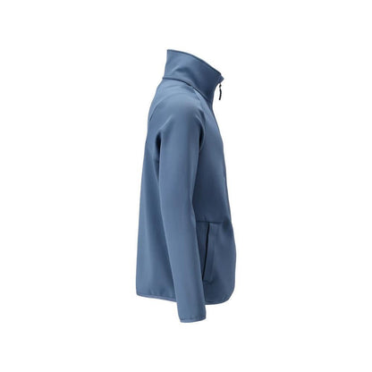 Pullover in pile con giacca in micropile con zip
