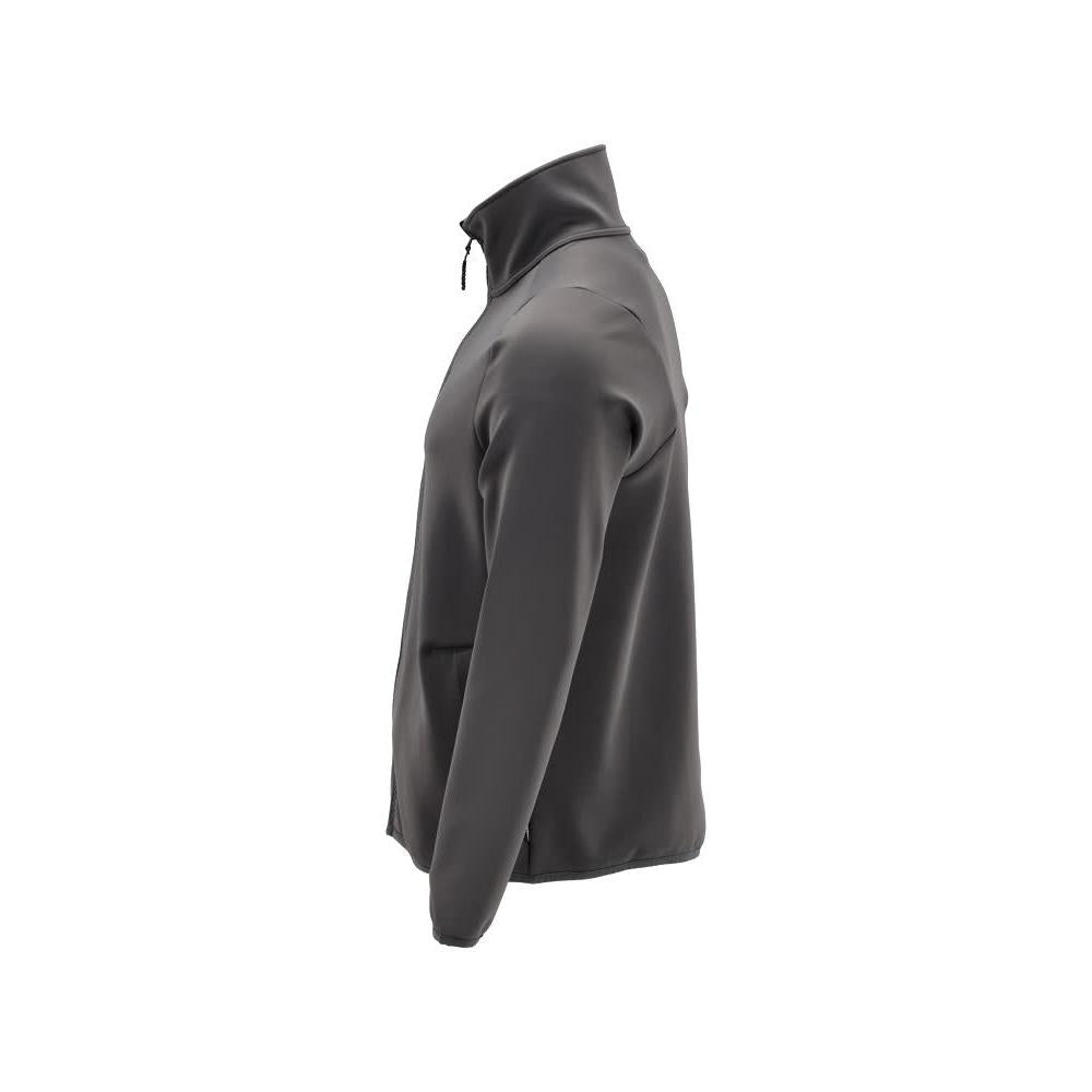 Pullover in pile con giacca in micropile con zip
