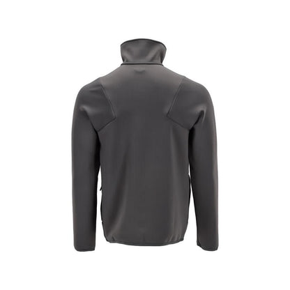 Pullover in pile con giacca in micropile con zip