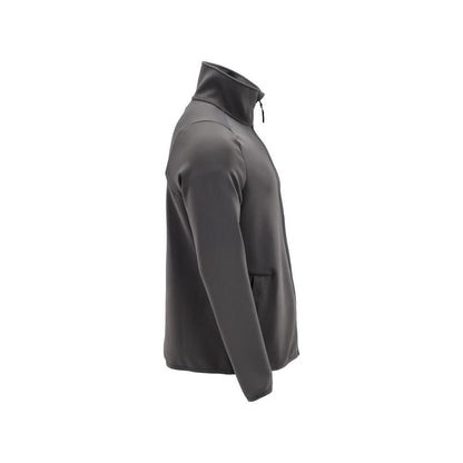 Pullover in pile con giacca in micropile con zip