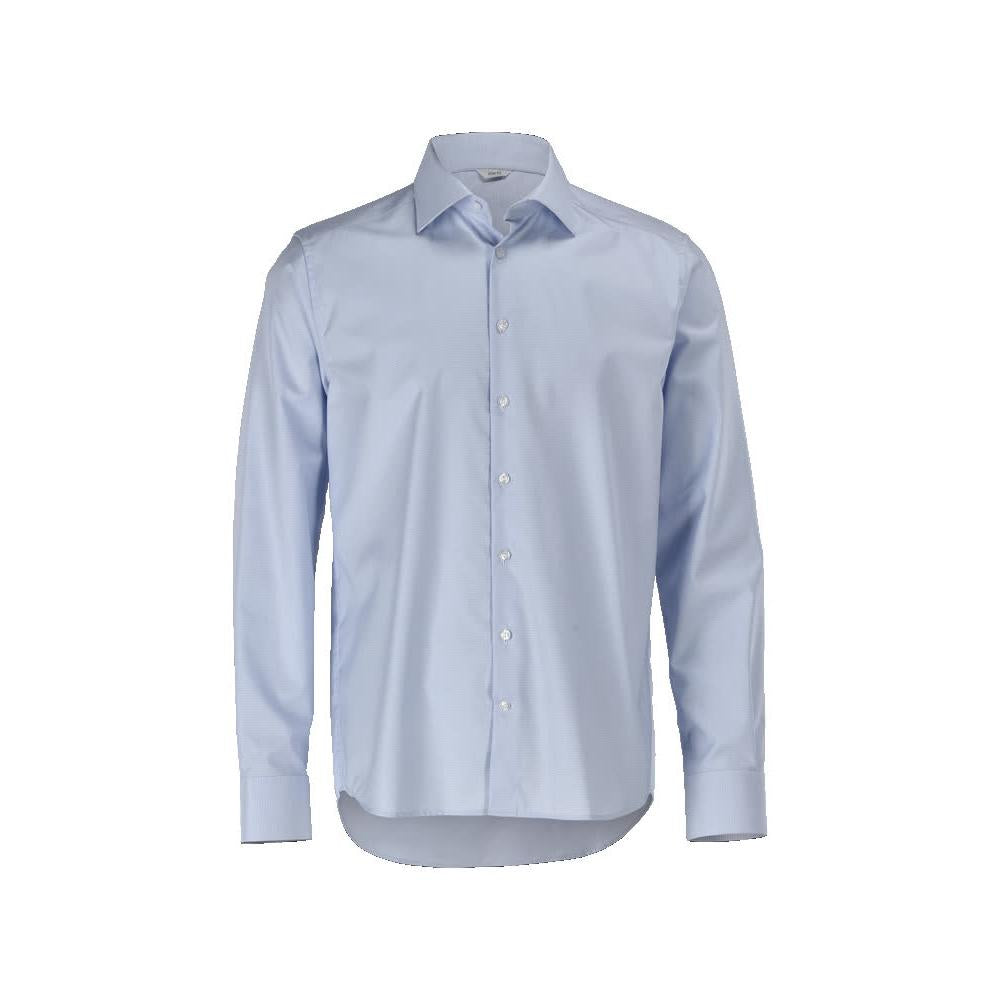 Camicia, vestibilità slim, colore azzurro/bianco