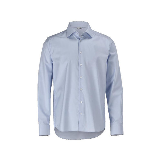 Camicia, vestibilità slim, colore azzurro/bianco