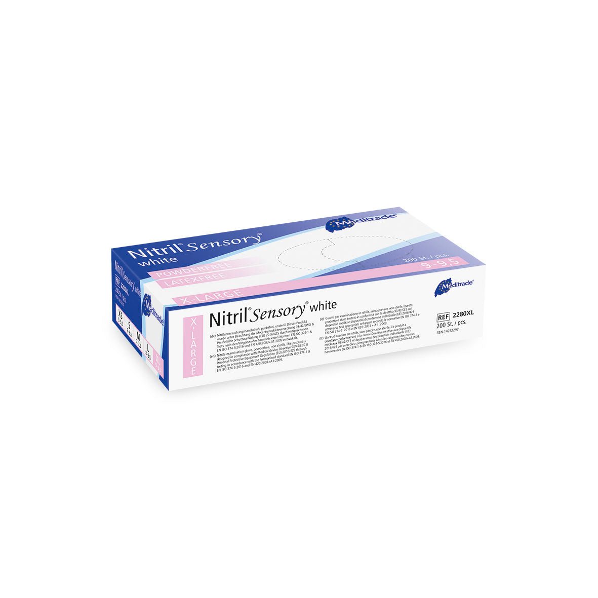 Meditrade Nitrile Sensoriale bianco