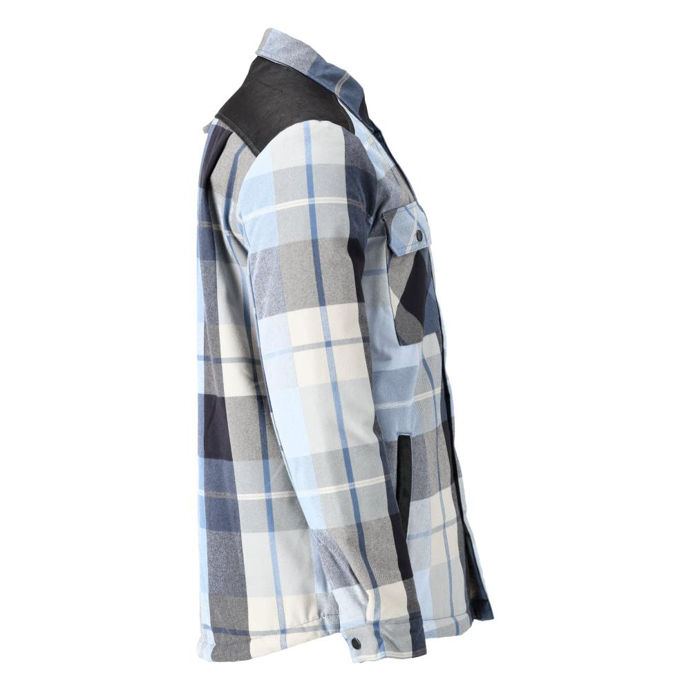 Camicia, a quadri, foderata in fibra di pelo, maglia termica