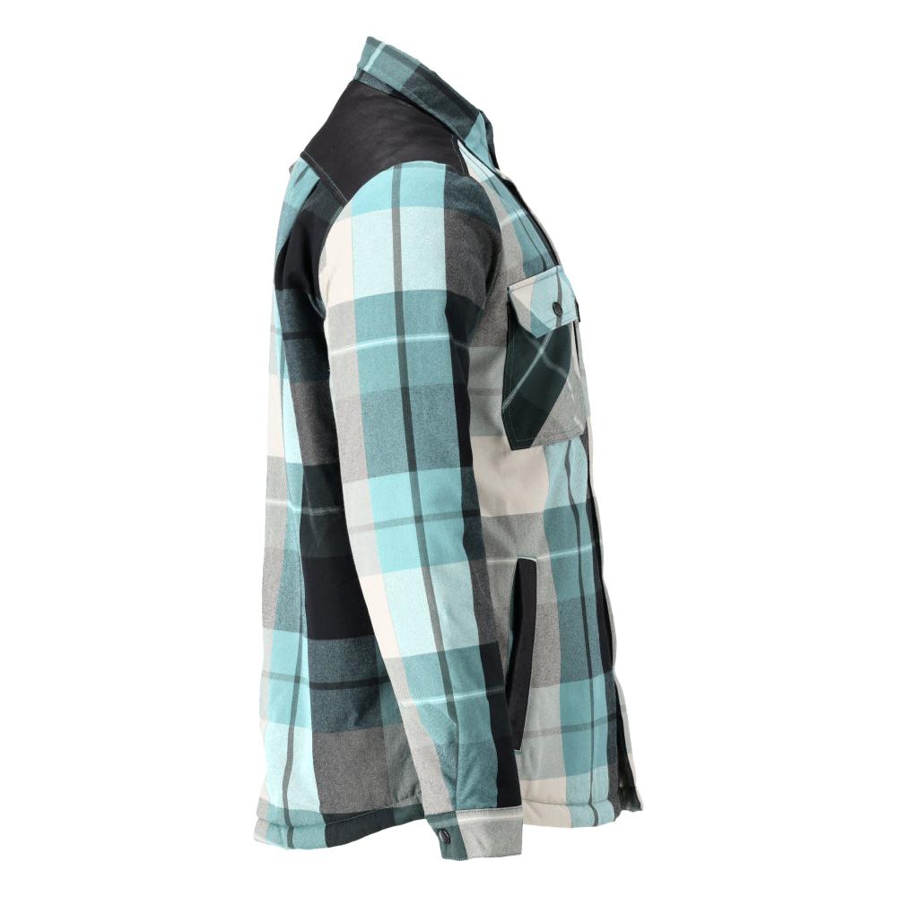 Camicia, a quadri, foderata in fibra di pelo, maglia termica