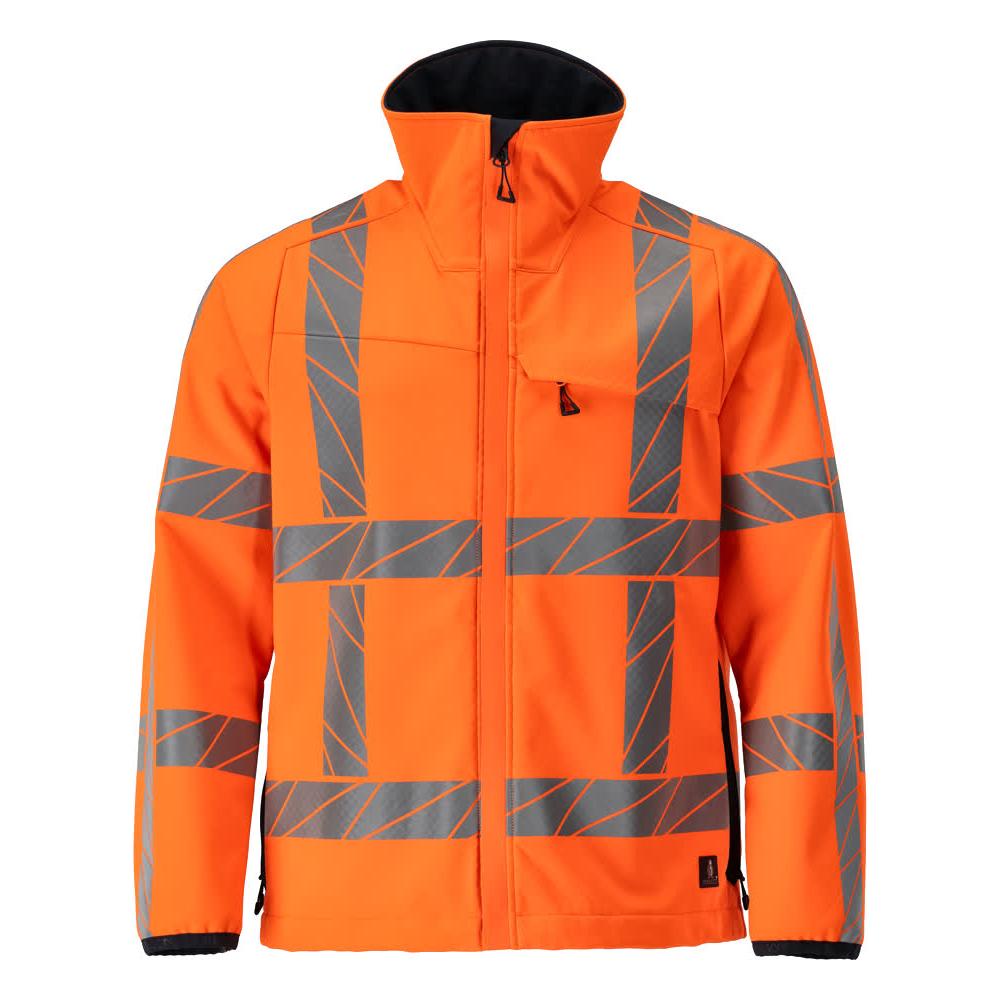 Giacca Softshell Giacca Soft Shell, colore arancione alta visibilità