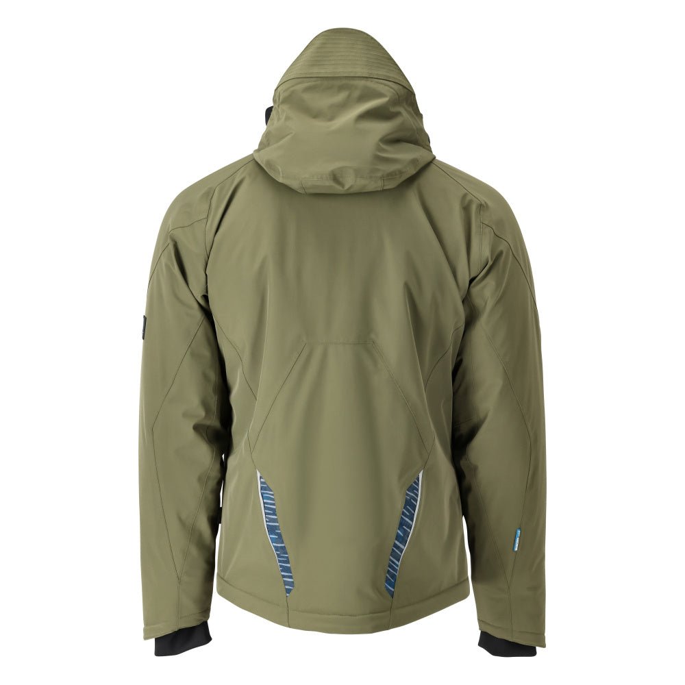 Giacca invernale con CLIMASCOT®, giacca invernale impermeabile, verde muschio/nero