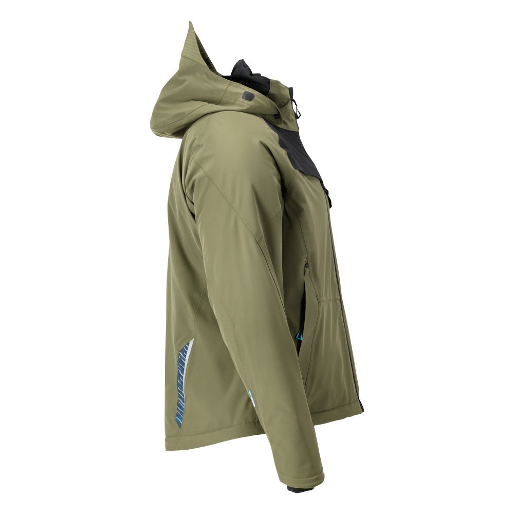 Giacca invernale con CLIMASCOT®, giacca invernale impermeabile, verde muschio/nero