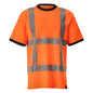 T-shirt, t-shirt dal taglio moderno, arancione ad alta visibilità