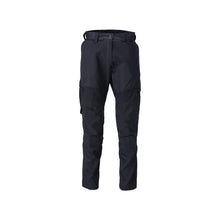 Pantaloni con tasche al ginocchio, pantaloni da donna, nero-blu