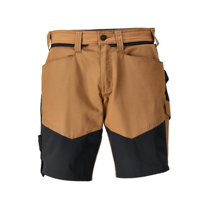 Pantaloncini, pantaloncini leggeri, marrone nocciola/nero