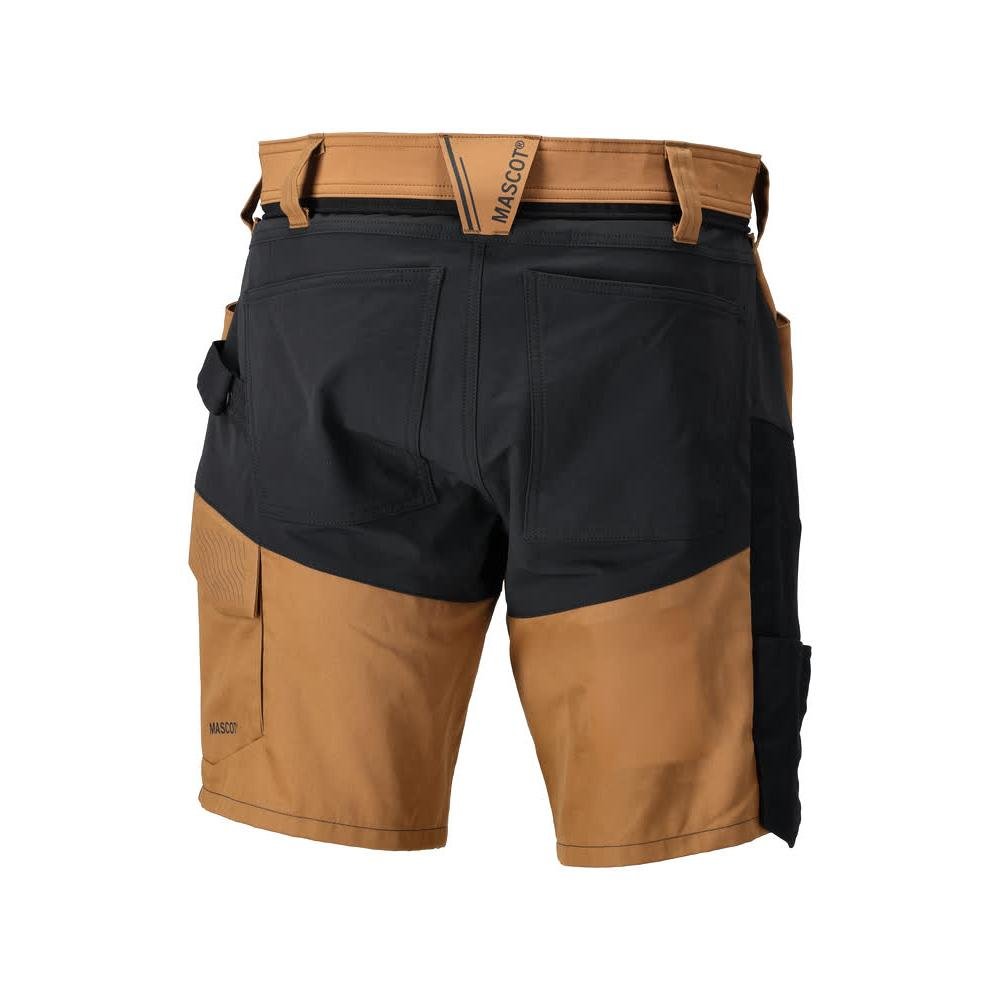 Pantaloncini, pantaloncini leggeri, marrone nocciola/nero