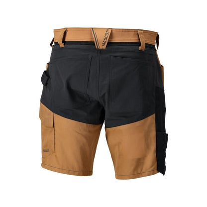 Pantaloncini, pantaloncini leggeri, marrone nocciola/nero