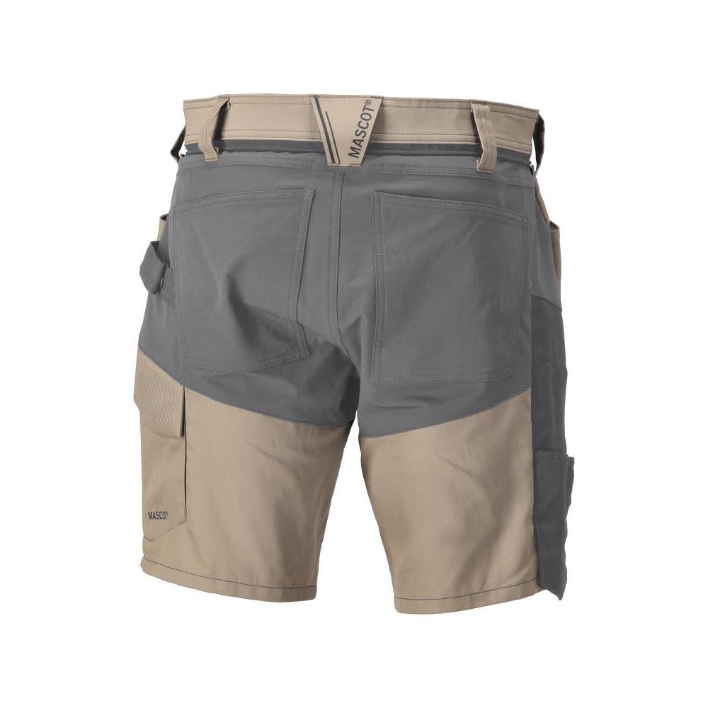 Shorts, pantaloncini leggeri, beige sabbia scuro/grigio antracite