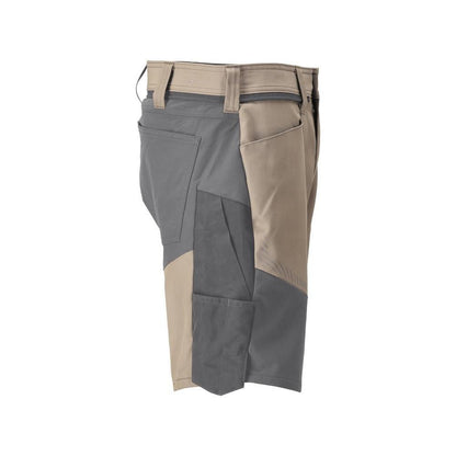 Shorts, pantaloncini leggeri, beige sabbia scuro/grigio antracite