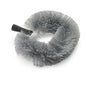 La testina di ricambio Nölle Profi Brush Staubbiene ovale, 25 cm spazzola sintetica di Nölle Profi Brush Bürsten- & Pinseltechnik e.K. ha setole grigie dense e un manico nero, raffigurata su sfondo bianco.