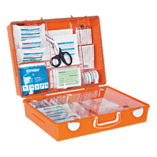 Erste Hilfe-Koffer MT-CD orange mit Füllung Standard DIN13169