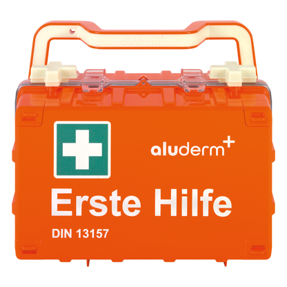 Kit di pronto soccorso arancione DYNAMIC-GLOW S norma DIN 13157 | Valigia (1 pezzo)