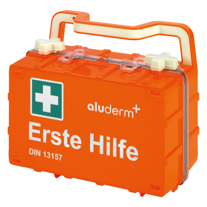 Kit di pronto soccorso arancione DYNAMIC-GLOW S norma DIN 13157 | Valigia (1 pezzo)