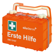 Kit di pronto soccorso arancione DYNAMIC-GLOW S norma DIN 13157 | Valigia (1 pezzo)