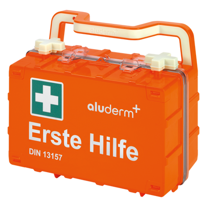 Kit di pronto soccorso arancione DYNAMIC-GLOW S norma DIN 13157 | Valigia (1 pezzo)