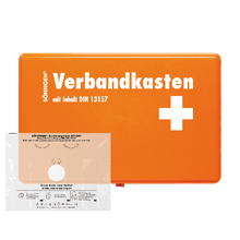 VBK KIEL KU-arancione con imbottitura standard DIN 13157 e panno per la respirazione artificiale
