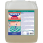 Il 10 l Dr. Schnell TEMPEX XTREME di DR.SCHNELL GmbH & Co. KGaA è un potente detergente per pavimenti, ideale per la pulizia professionale degli edifici, con etichettatura blu e rossa e simboli di applicazione.