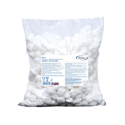 Tamponi di garza non sterili MaiMed-MT, 500 pezzi/sacchetto di alluminio