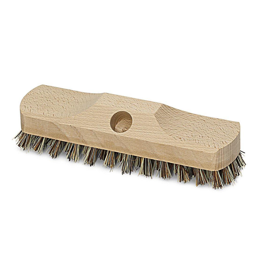 La Nölle Profi Brush Scrubber Union 22 cm, particolarmente dura con foro per manico di Nölle Profi Brush Bürsten- & Pinseltechnik e.K. si distingue per una forma rettangolare con setole extra dure e fitte e un foro centrale per l'attacco del manico.