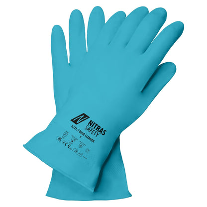 NITRAS BLUE CLEANER, guanti chimici, blu